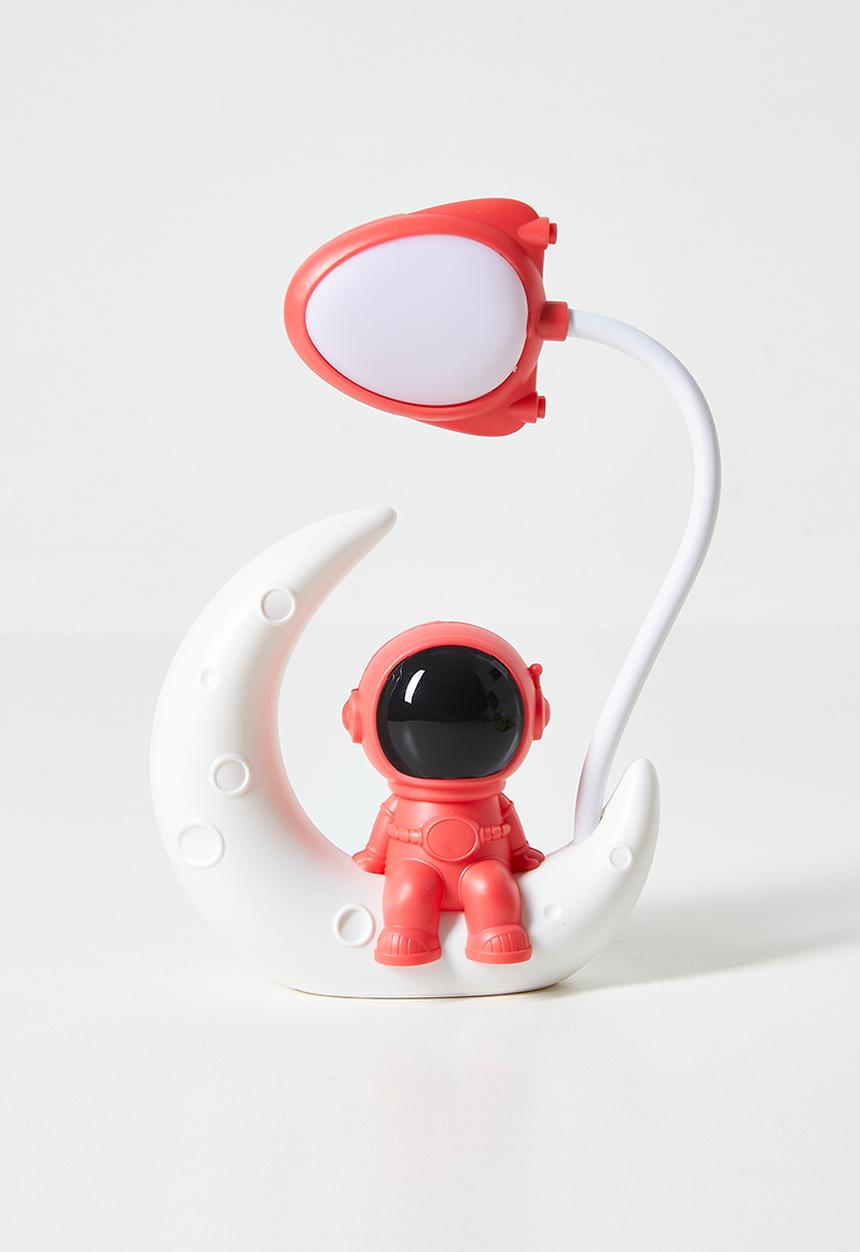 Pop Candy - Astro on the moon lamp - red & off white