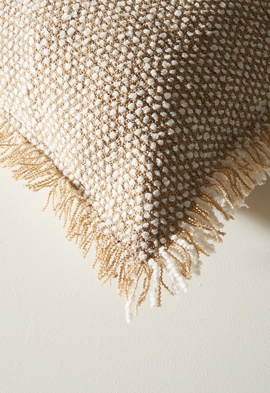 Sixth Floor - Sable Shaggy Scatter Cushion Cover - Natural