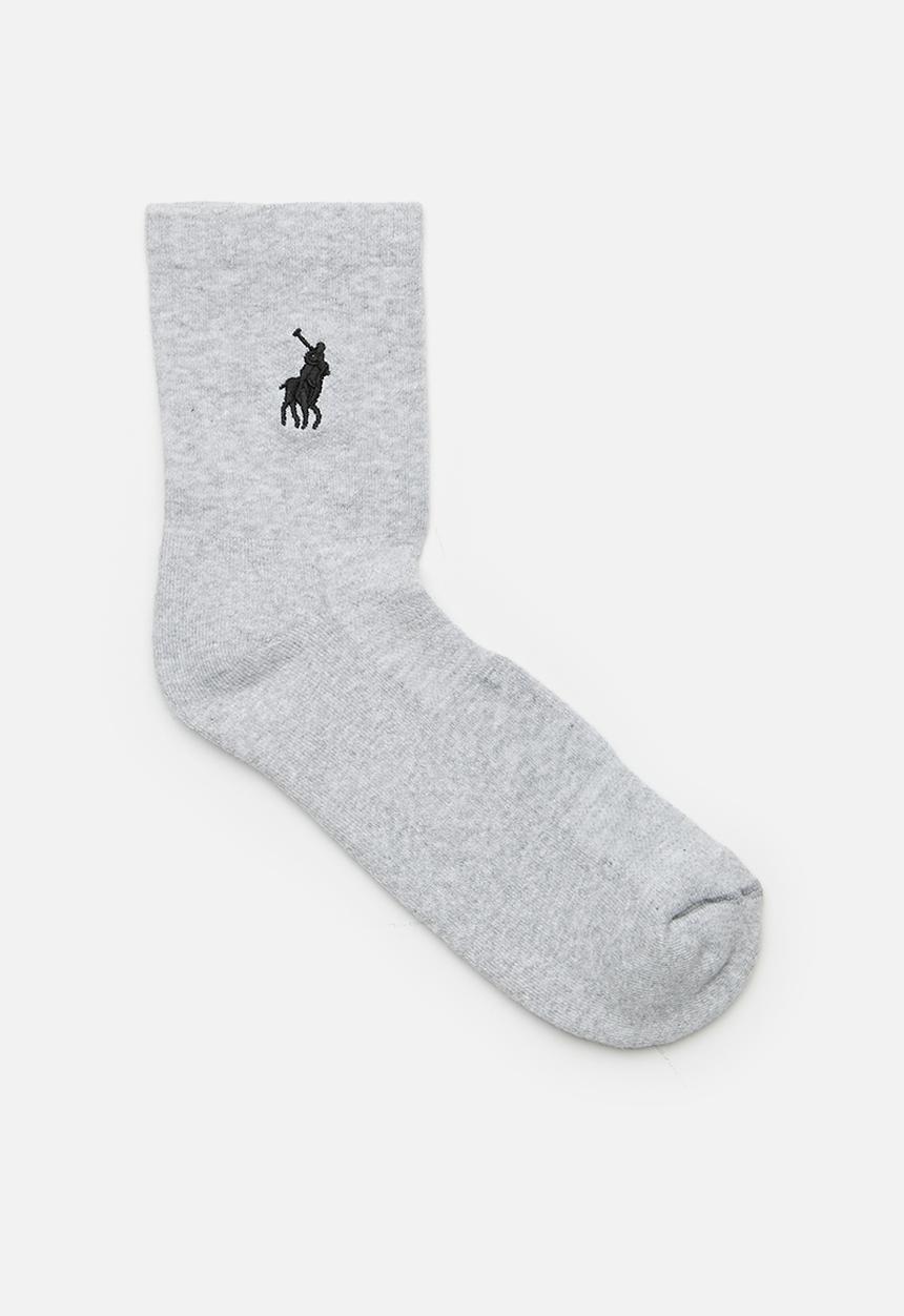 POLO - Classic Pony Crew Sock - Grey