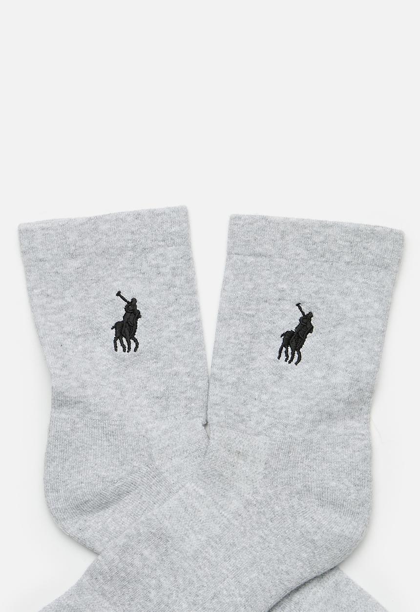 POLO - Classic Pony Crew Sock - Grey