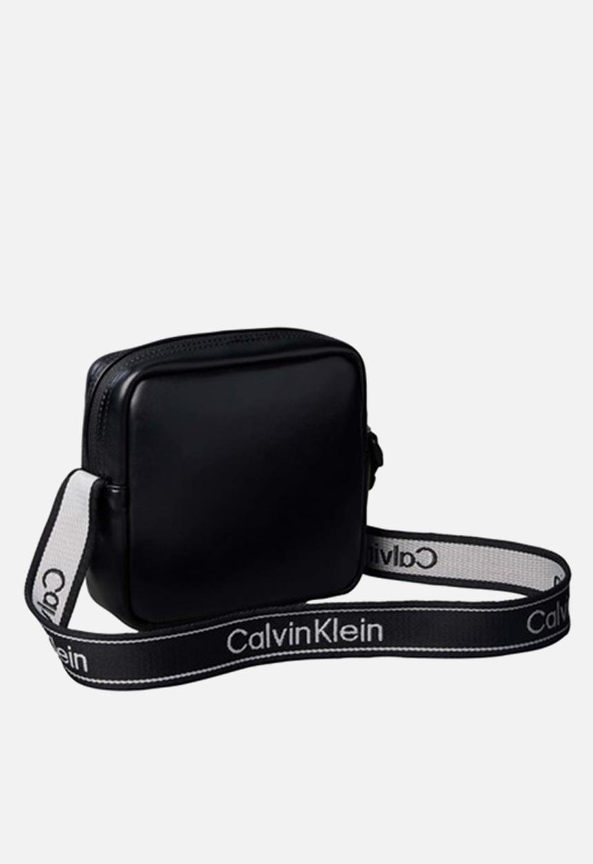 Calvin Klein - Bold Logo Webbing Square Crossbody - Black