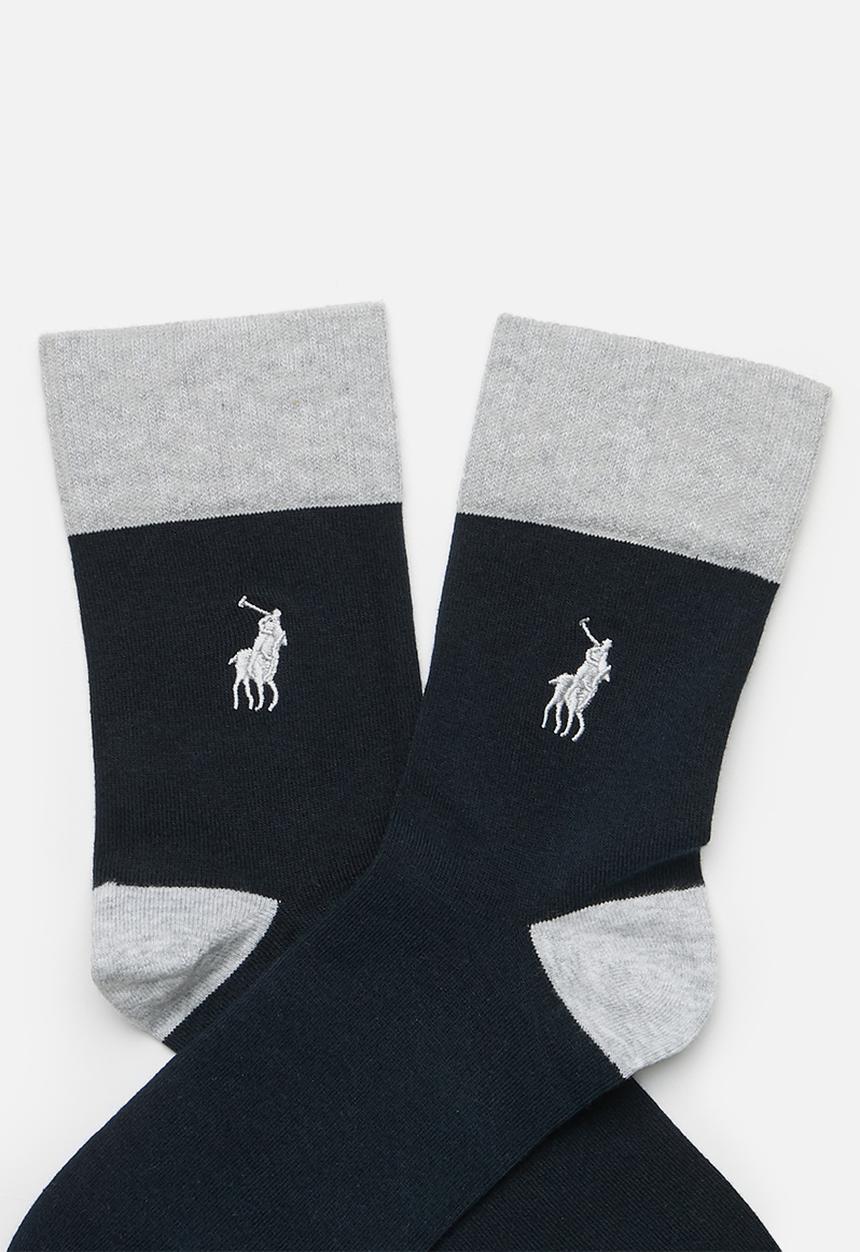 POLO - Colourblock Sock - Navy