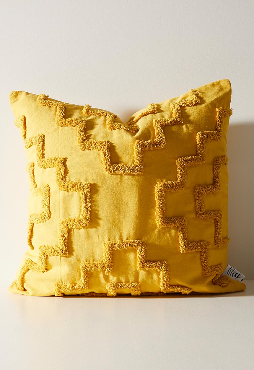 Sixth Floor - Selene Tufted Geo Scatter - Mustard