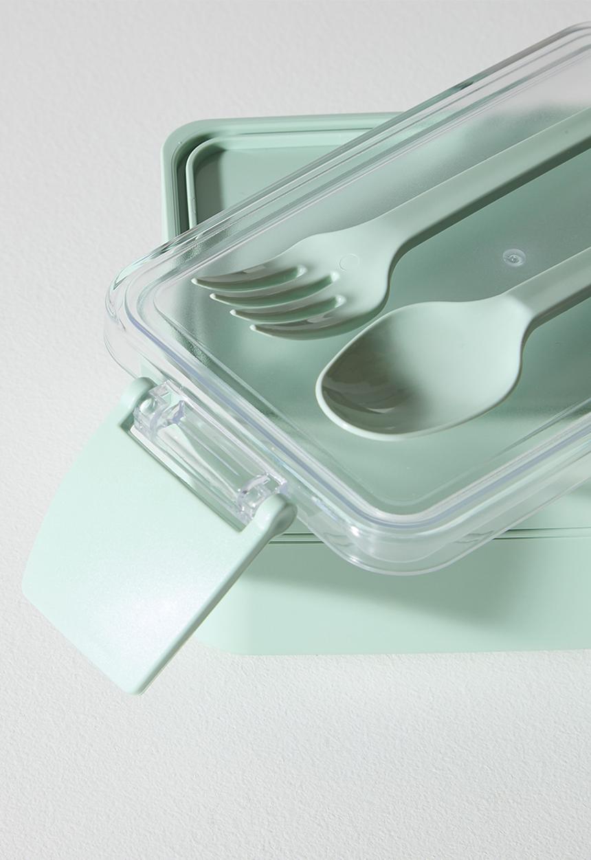 Excellent Houseware - 2 Tier Lunch Box - Sage
