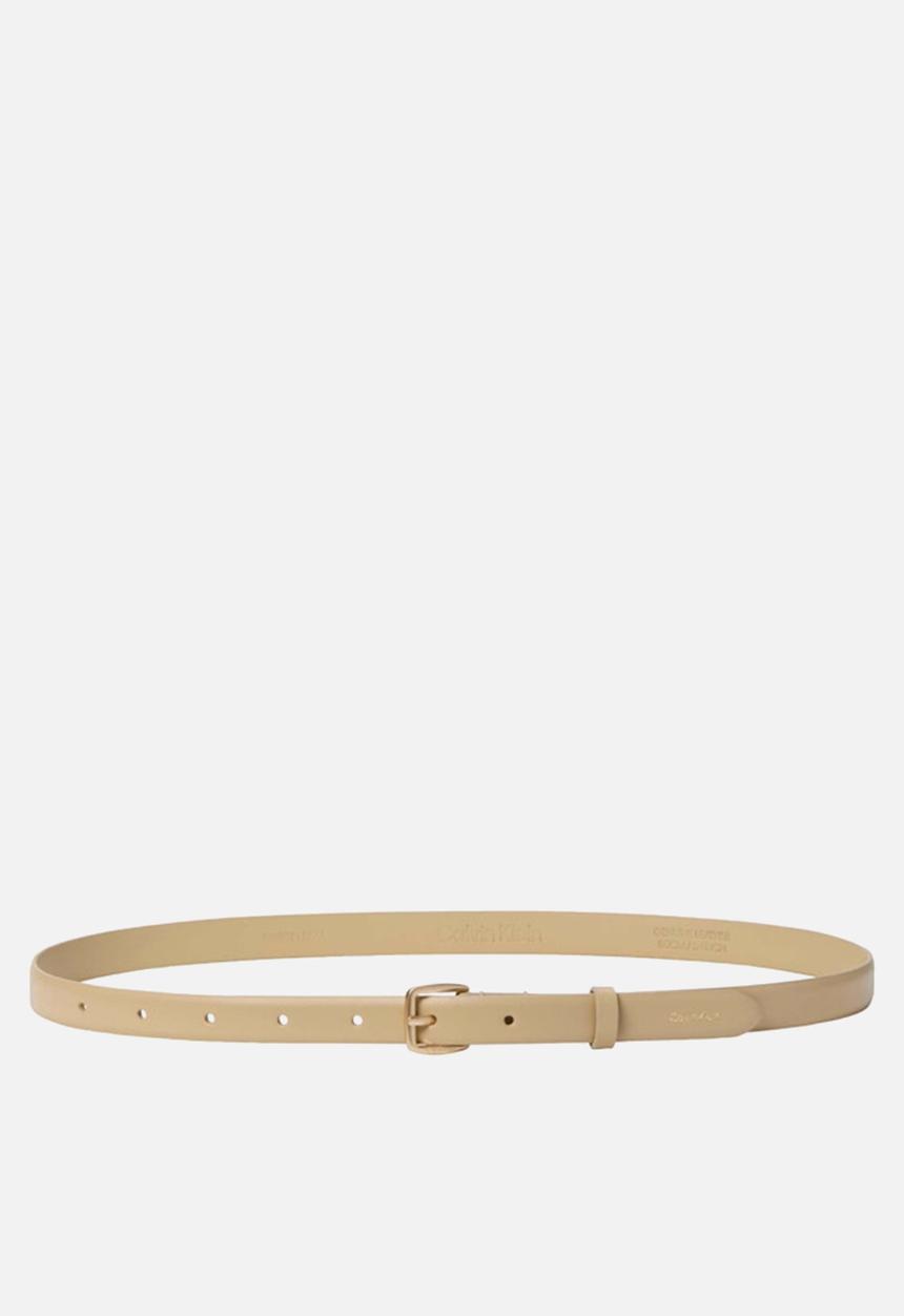 Calvin Klein - Essential Buckle 20Mm Belts-Neutral Beige Archroma