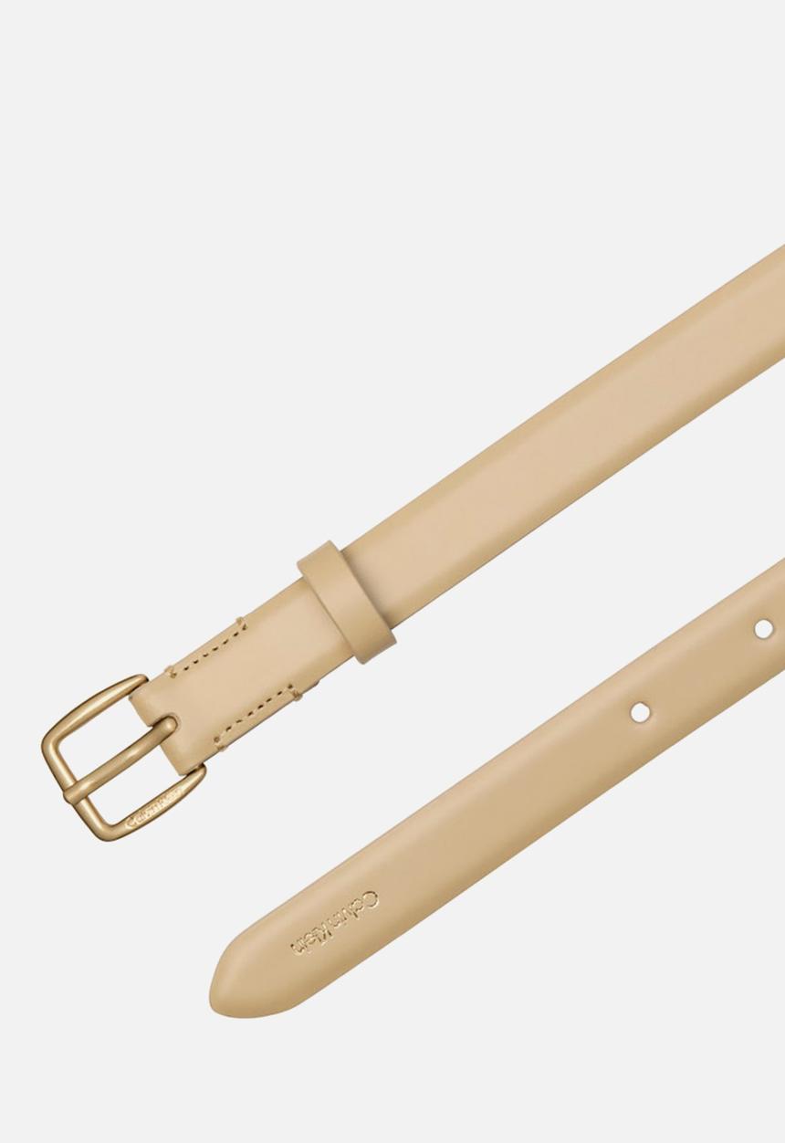 Calvin Klein - Essential Buckle 20Mm Belts-Neutral Beige Archroma