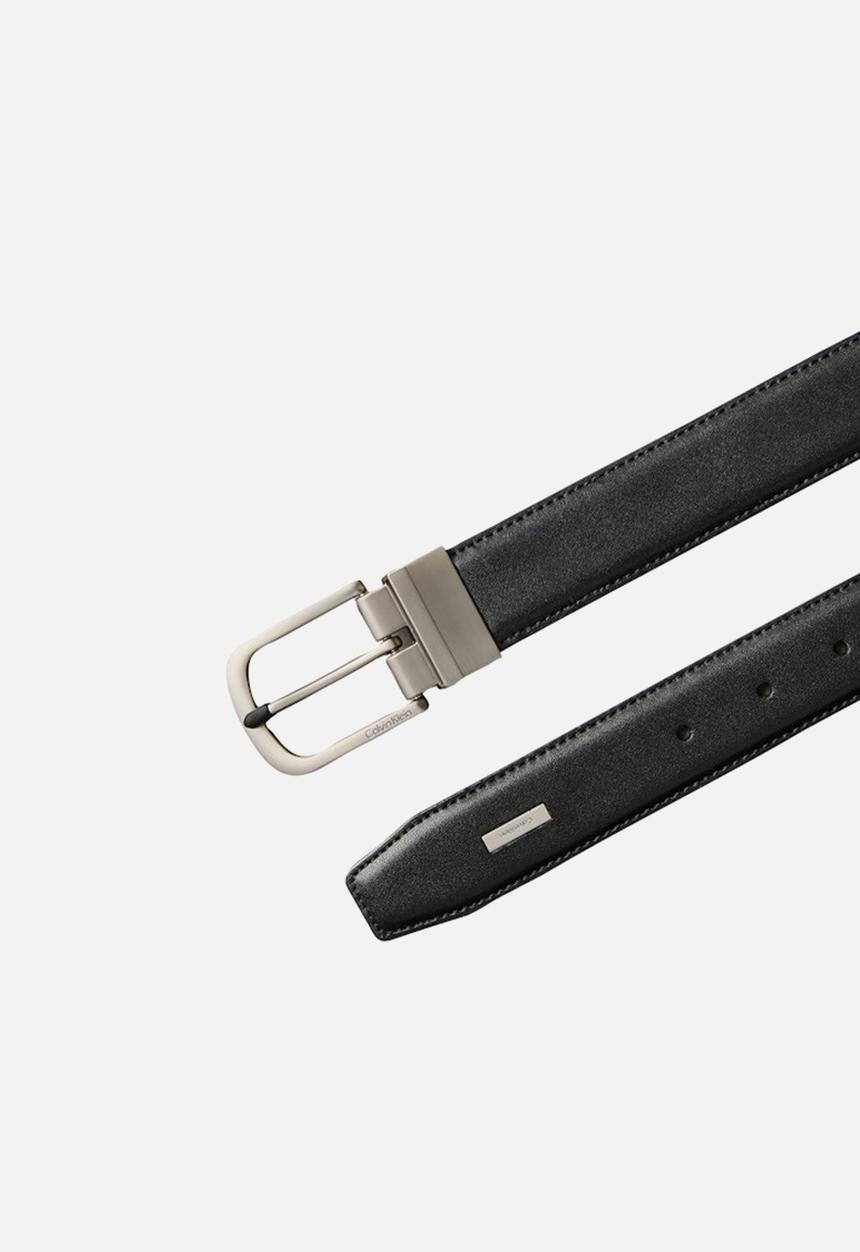 Calvin Klein - Curved Pin Buckle Smooth 32Mm Adj - Black