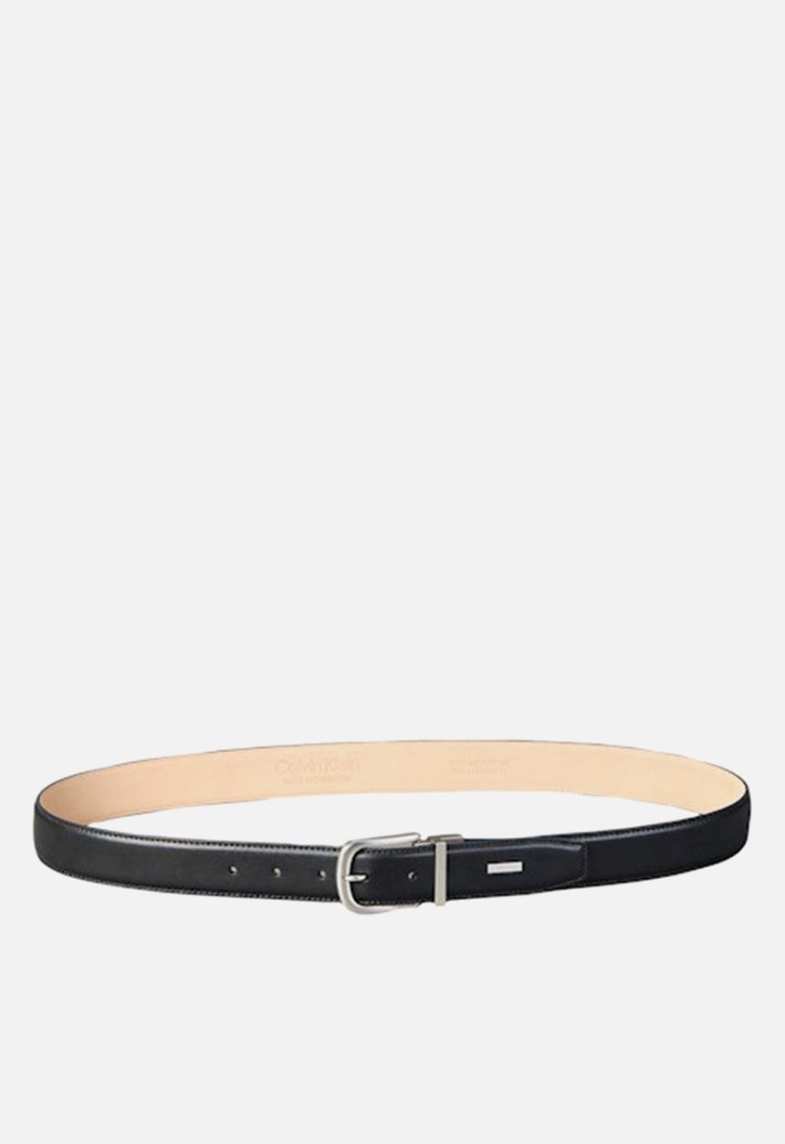 Calvin Klein - Curved Pin Buckle Smooth 32Mm Adj - Black