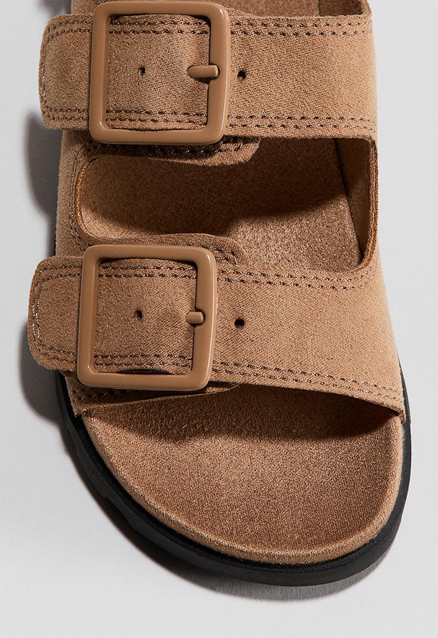 H&M - Sandals - dark beige