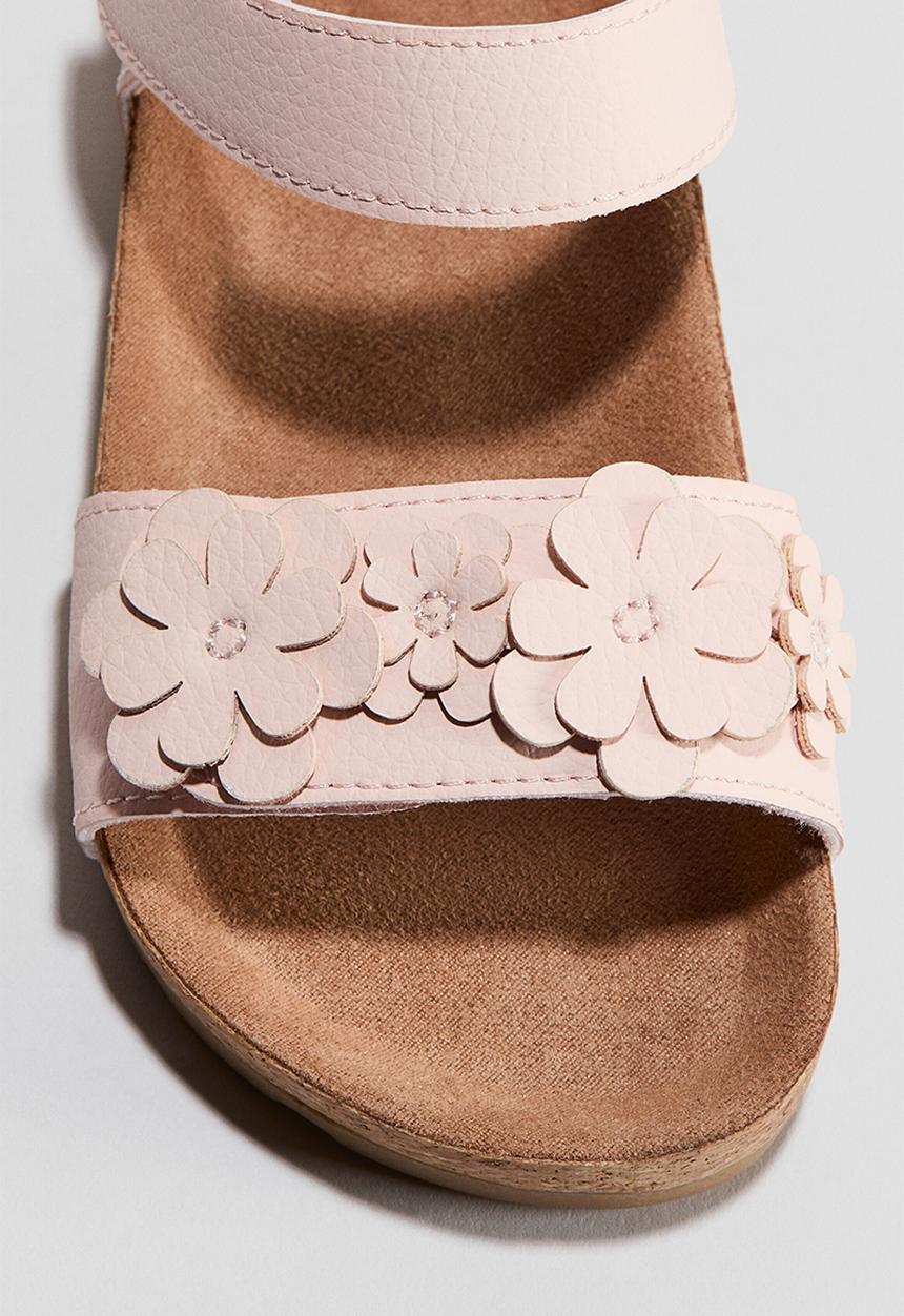 H&M - Ankle strap sandals - light pink