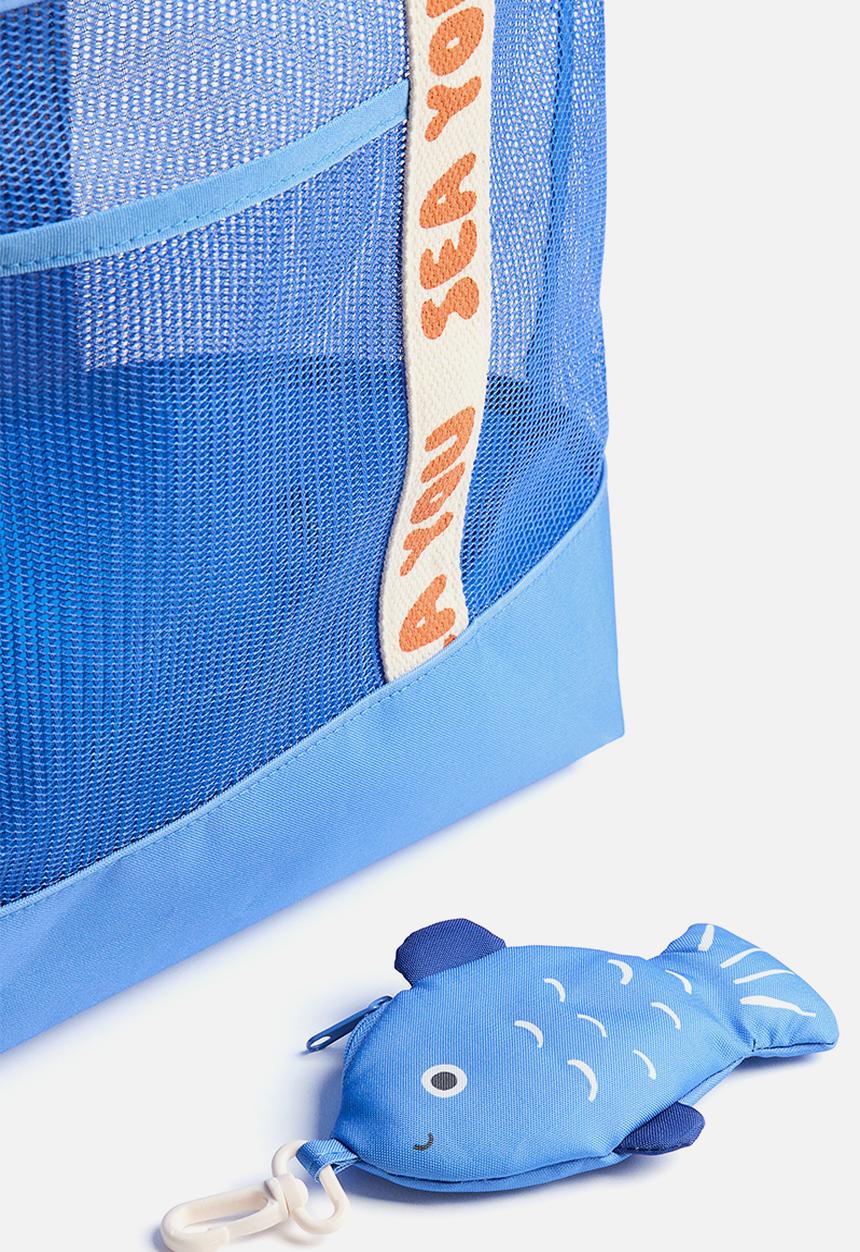 H&M - Mesh beach bag - blue