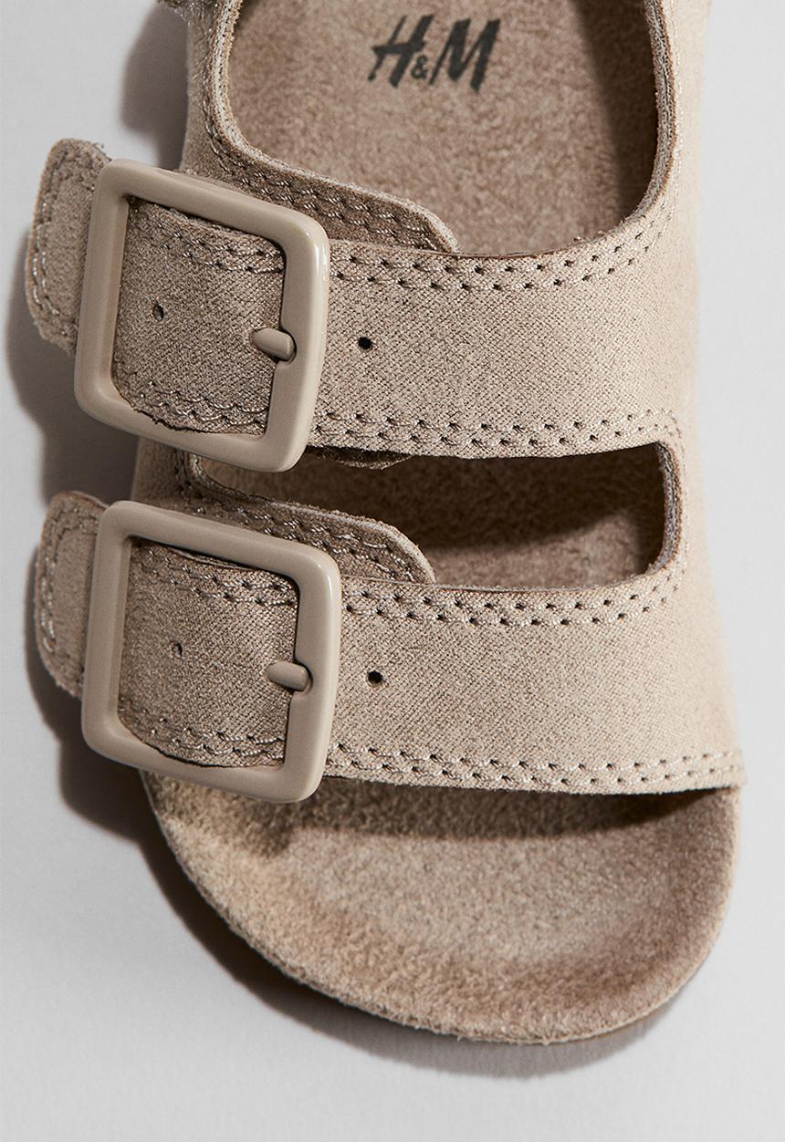 H&M - Buckle sandals - beige