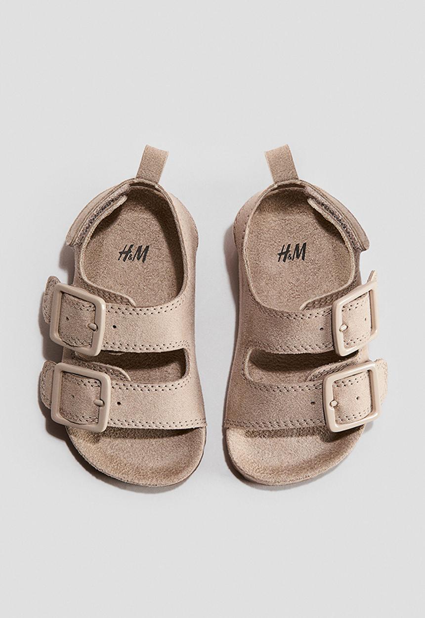 H&M - Buckle sandals - beige