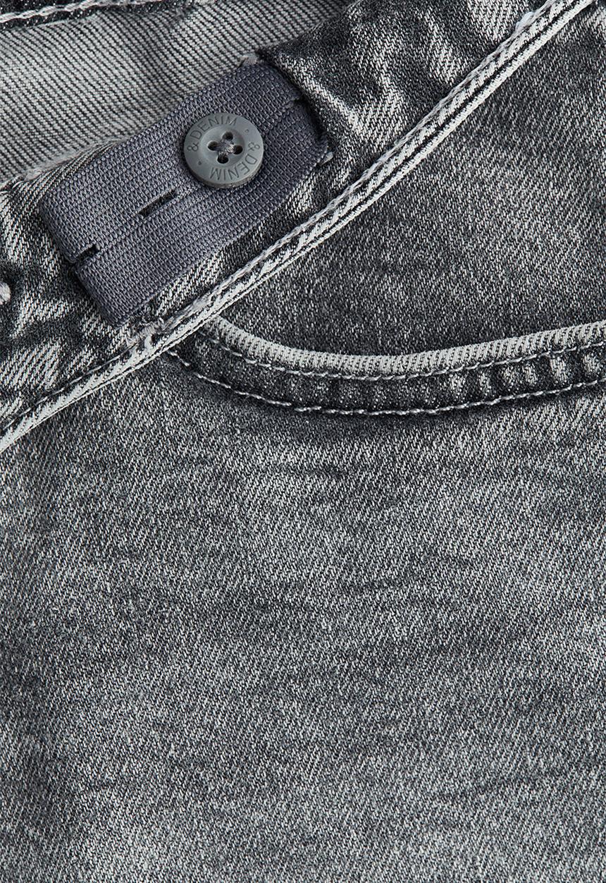 H&M - Wide leg low denim shorts - denim grey