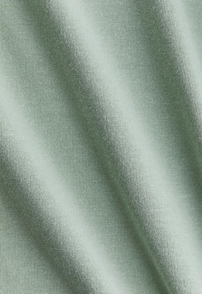 H&M - Flutter-sleeved top - light green