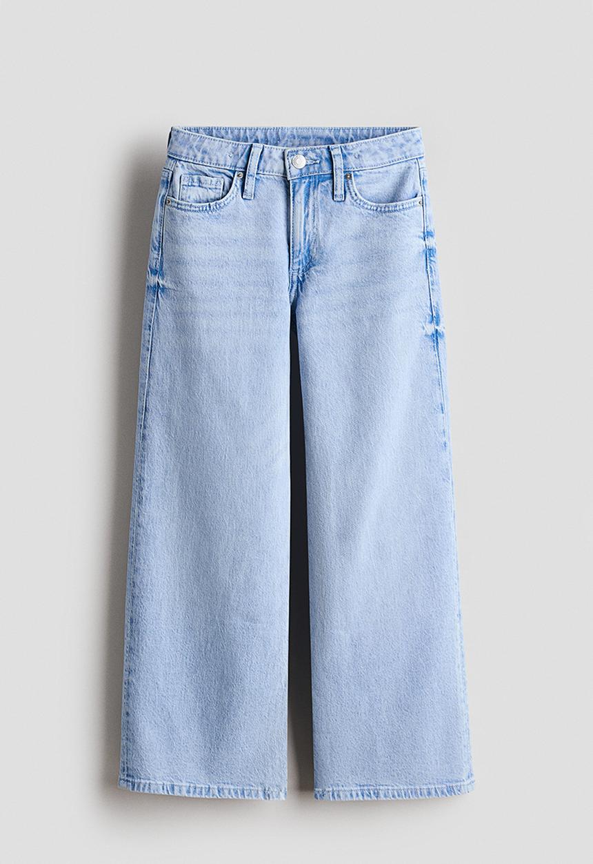 H&M - Wide leg jeans - light blue
