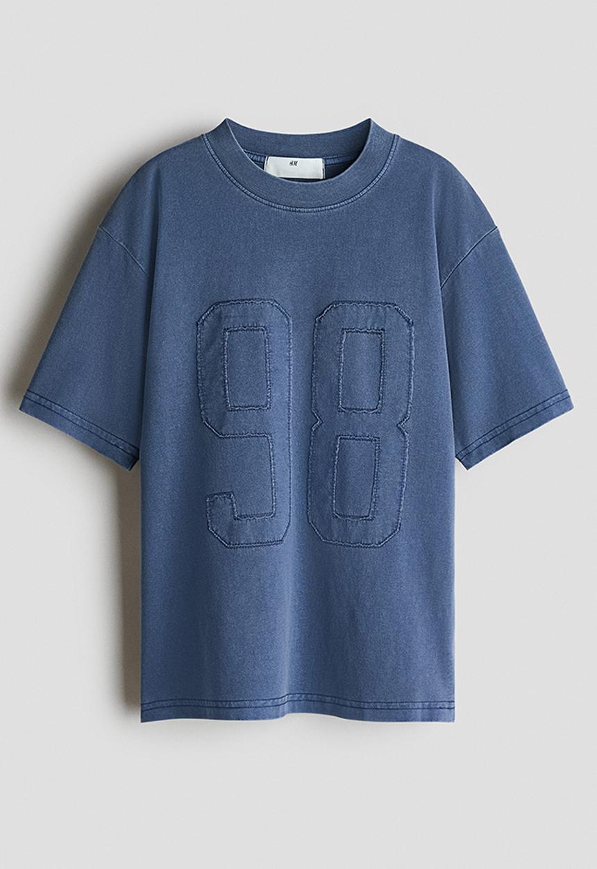 H&M - Printed t-shirt - dark blue/98