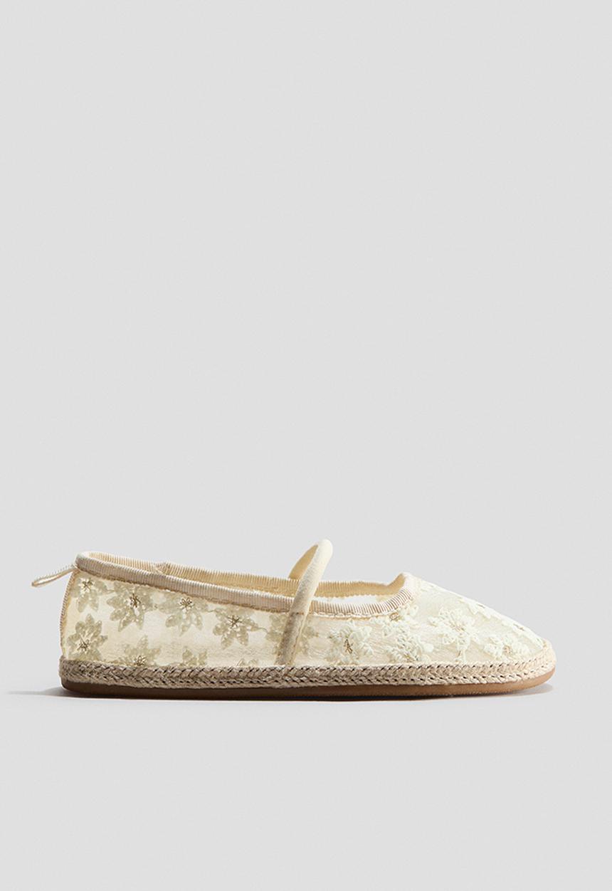 H&M - Espadrilles - cream