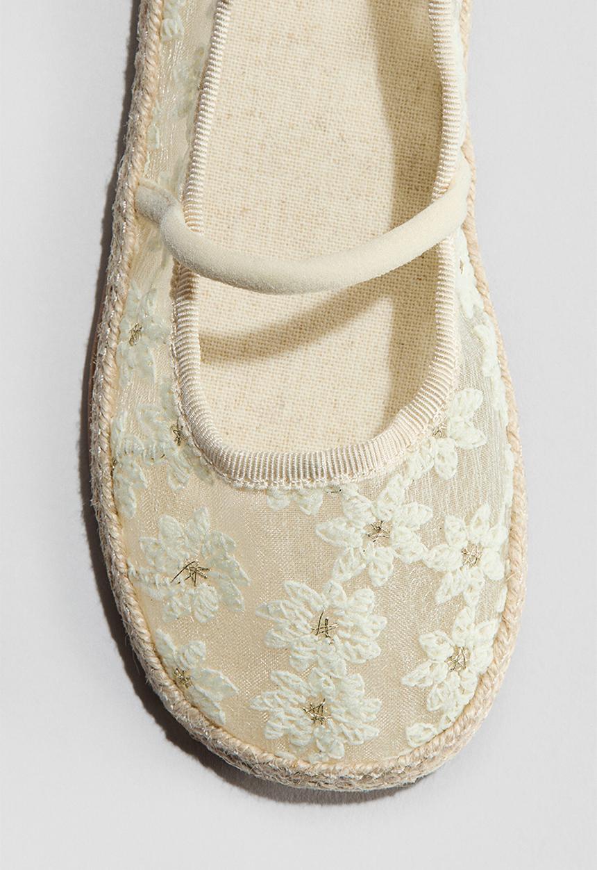 H&M - Espadrilles - cream