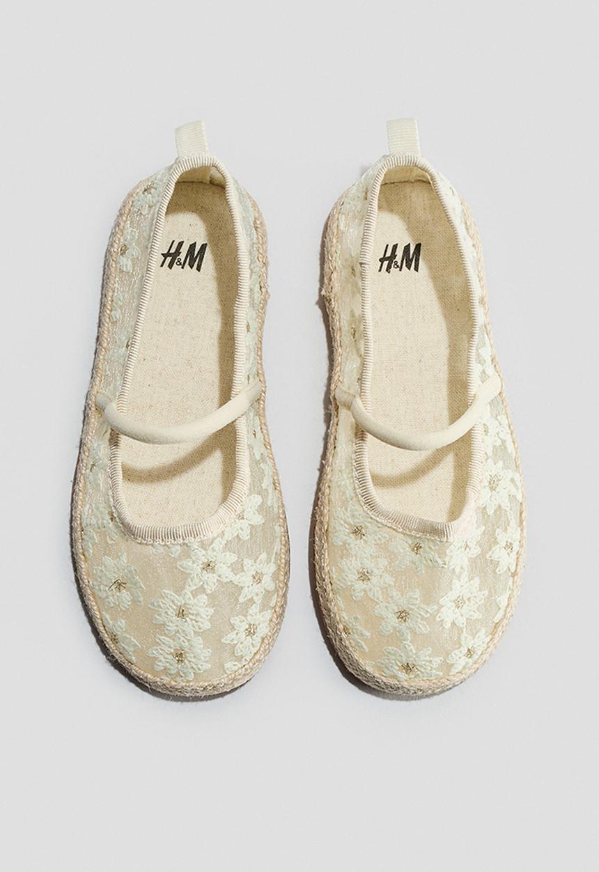 H&M - Espadrilles - cream