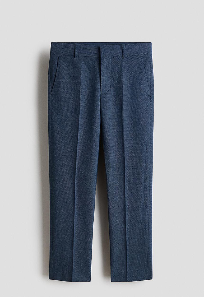 H&M - Tailored trousers - navy blue
