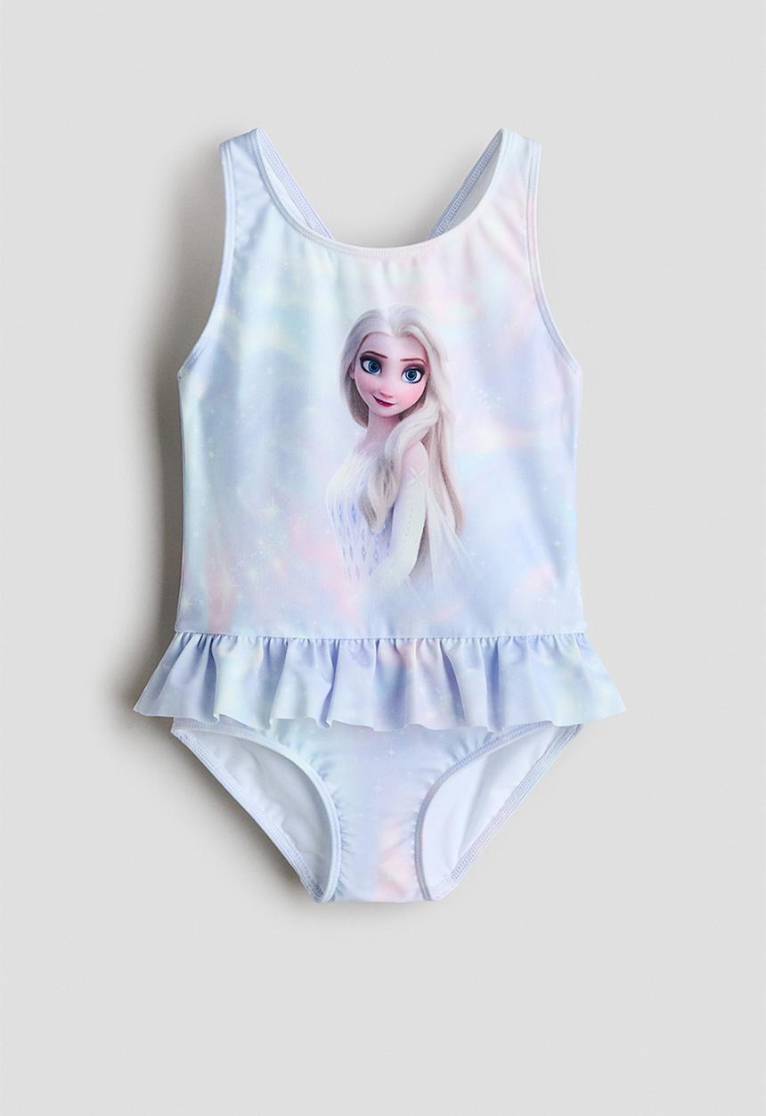 H&M - Printed swimsuit - white/frozen