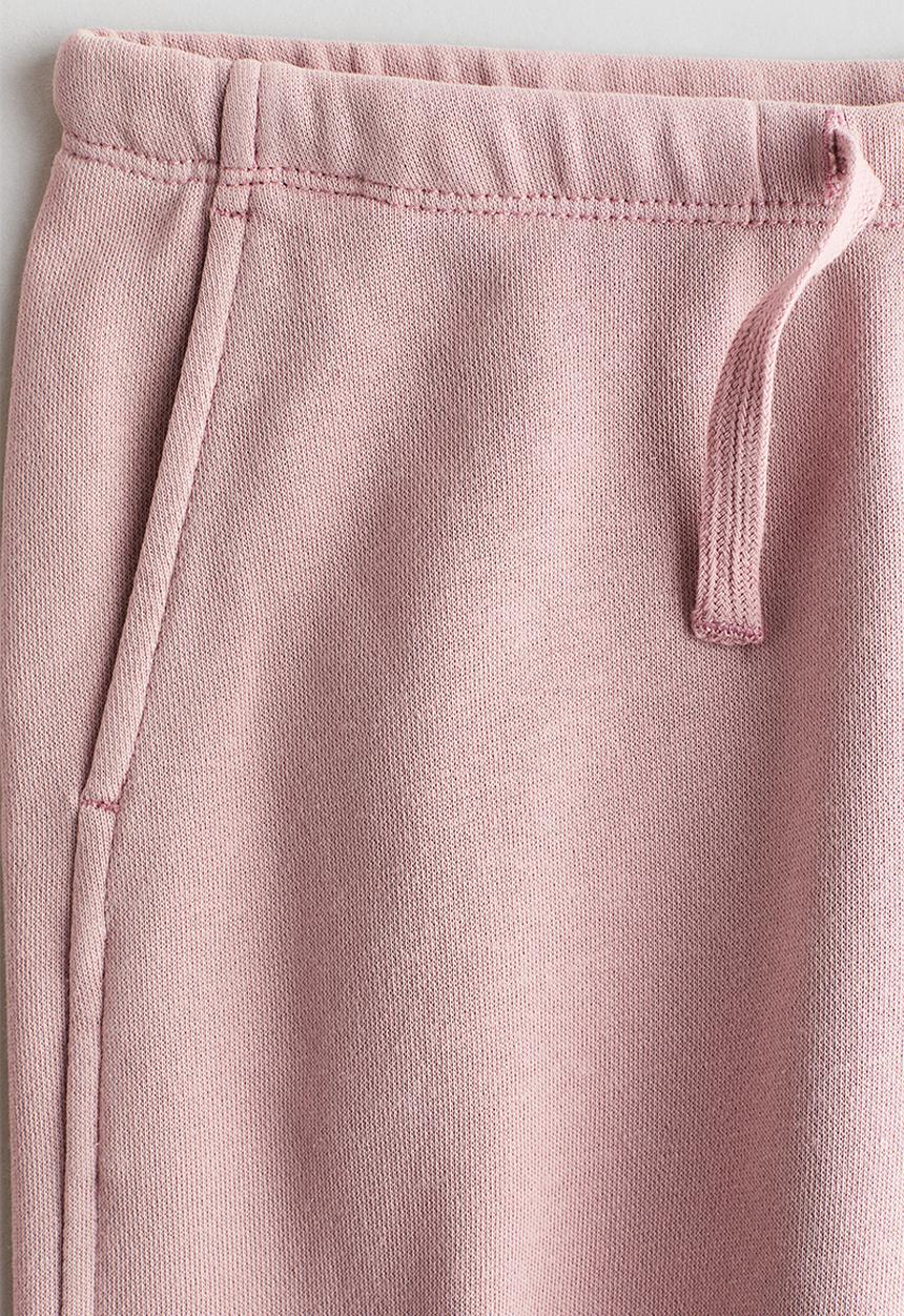 H&M - Wide joggers - light dusty pink