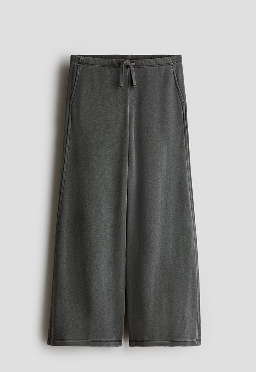 H&M - Wide joggers - dark grey