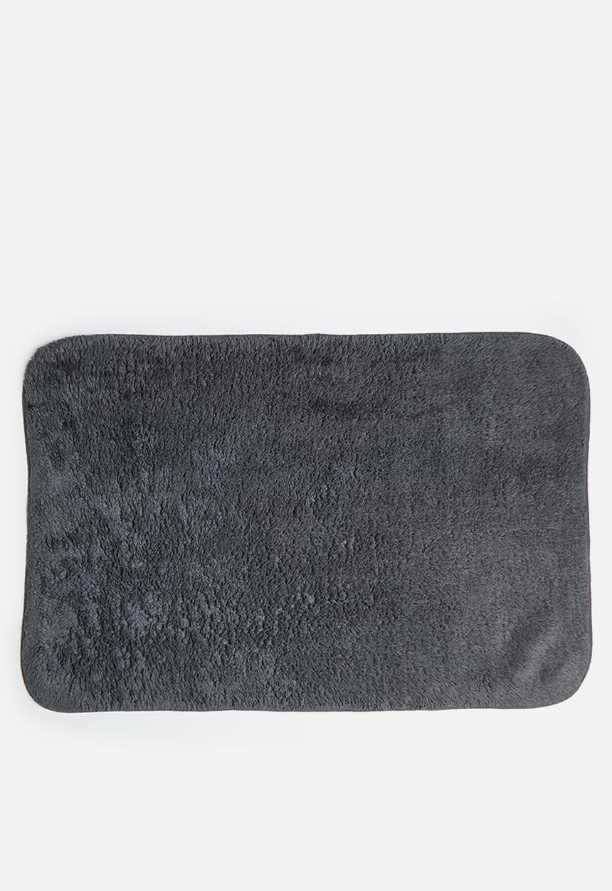 Bathroom Solutions - Bathroom mat 60x90 cotton - black 