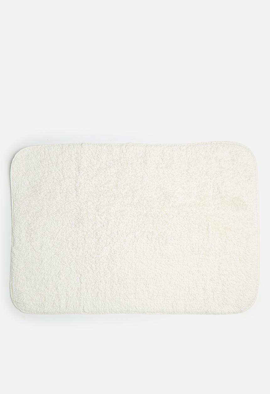 Bathroom Solutions - Bathroom mat 60x90 cotton - ivory 
