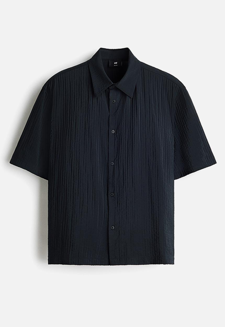 H&M - Relaxed fit shirt - black