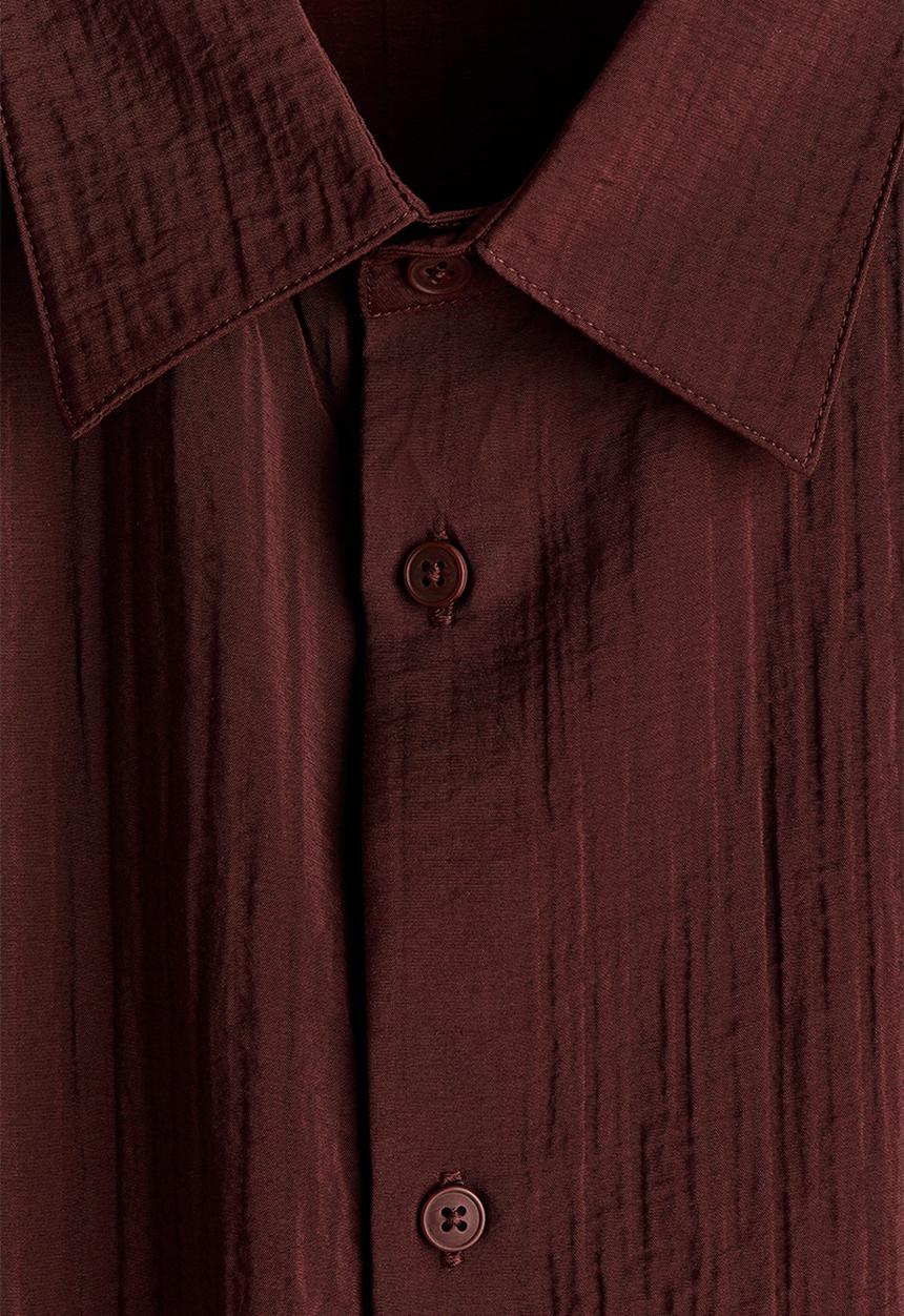 H&M - Relaxed fit shirt - burgundy