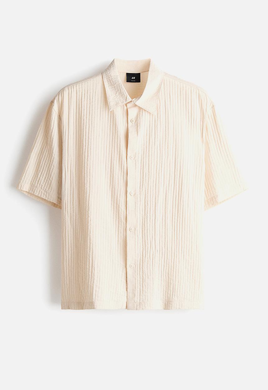 H&M - Relaxed fit shirt - cream