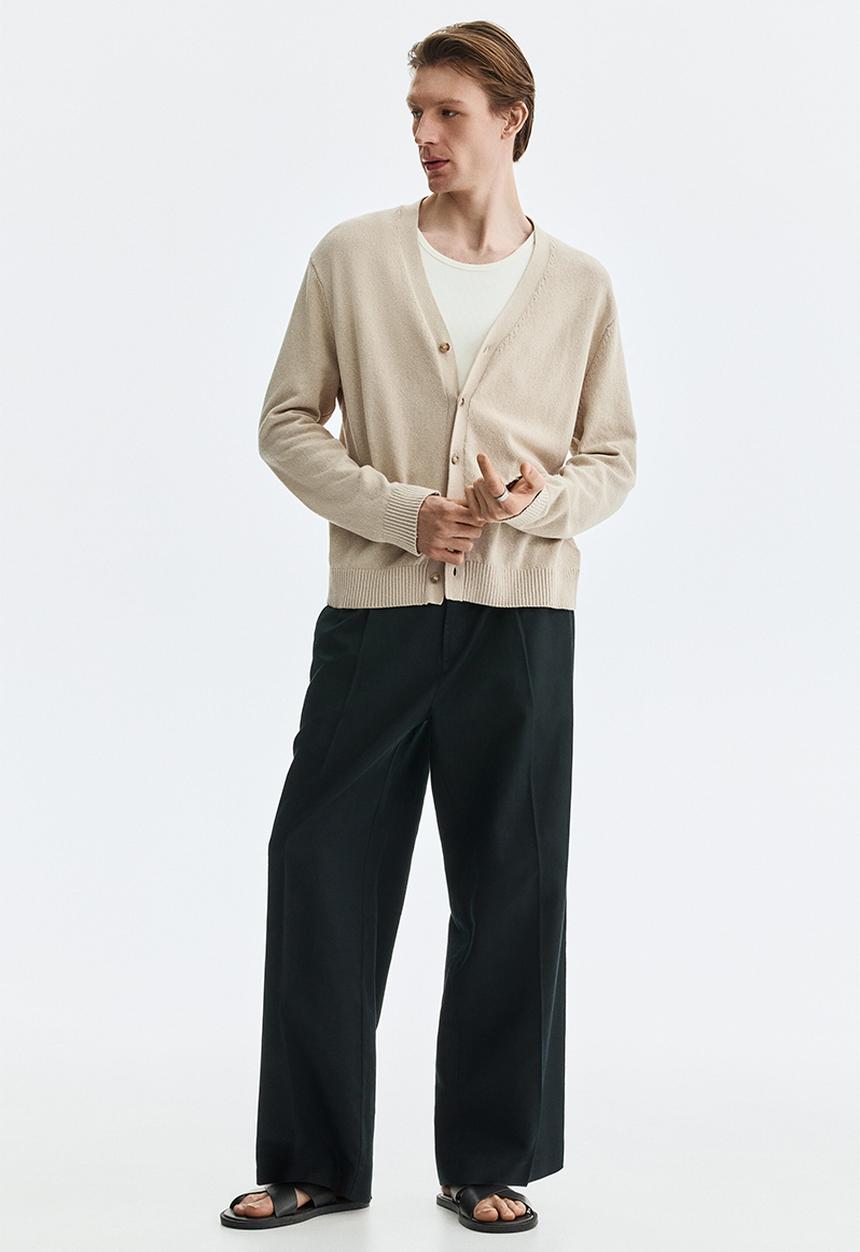 H&M - Relaxed fit cardigan - beige