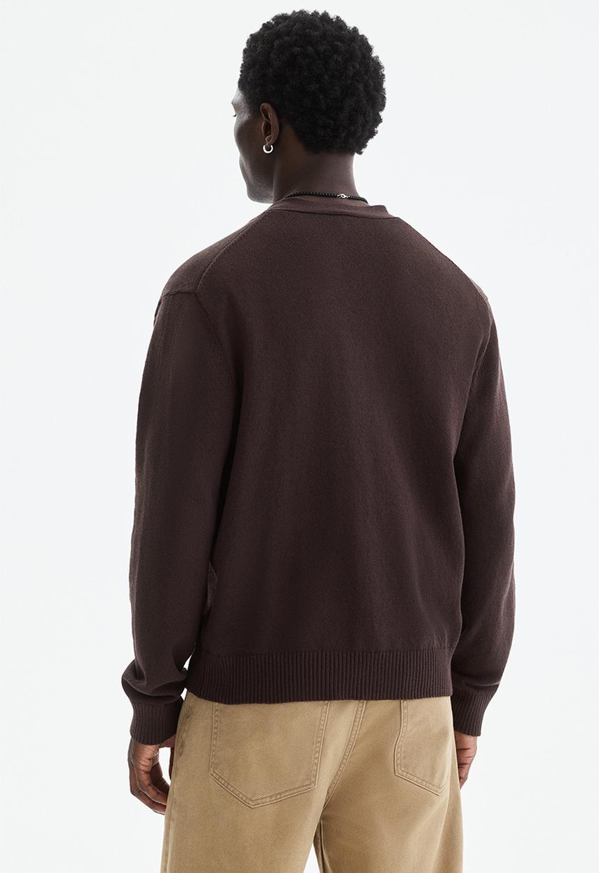 H&M - Relaxed fit cardigan - dark brown