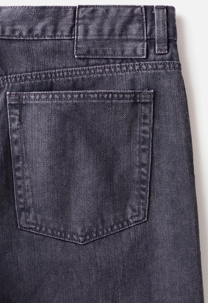 H&M - Relaxed denim shorts - dark lilac