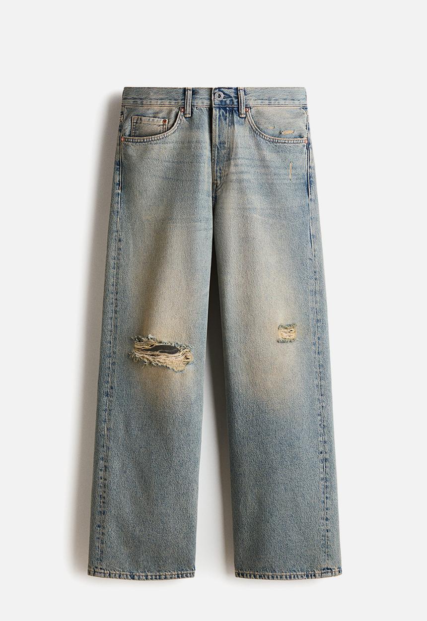 H&M - Loose jeans - light denim blue