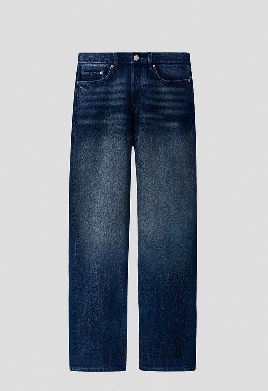 H&M - Straight regular jeans - dark denim blue