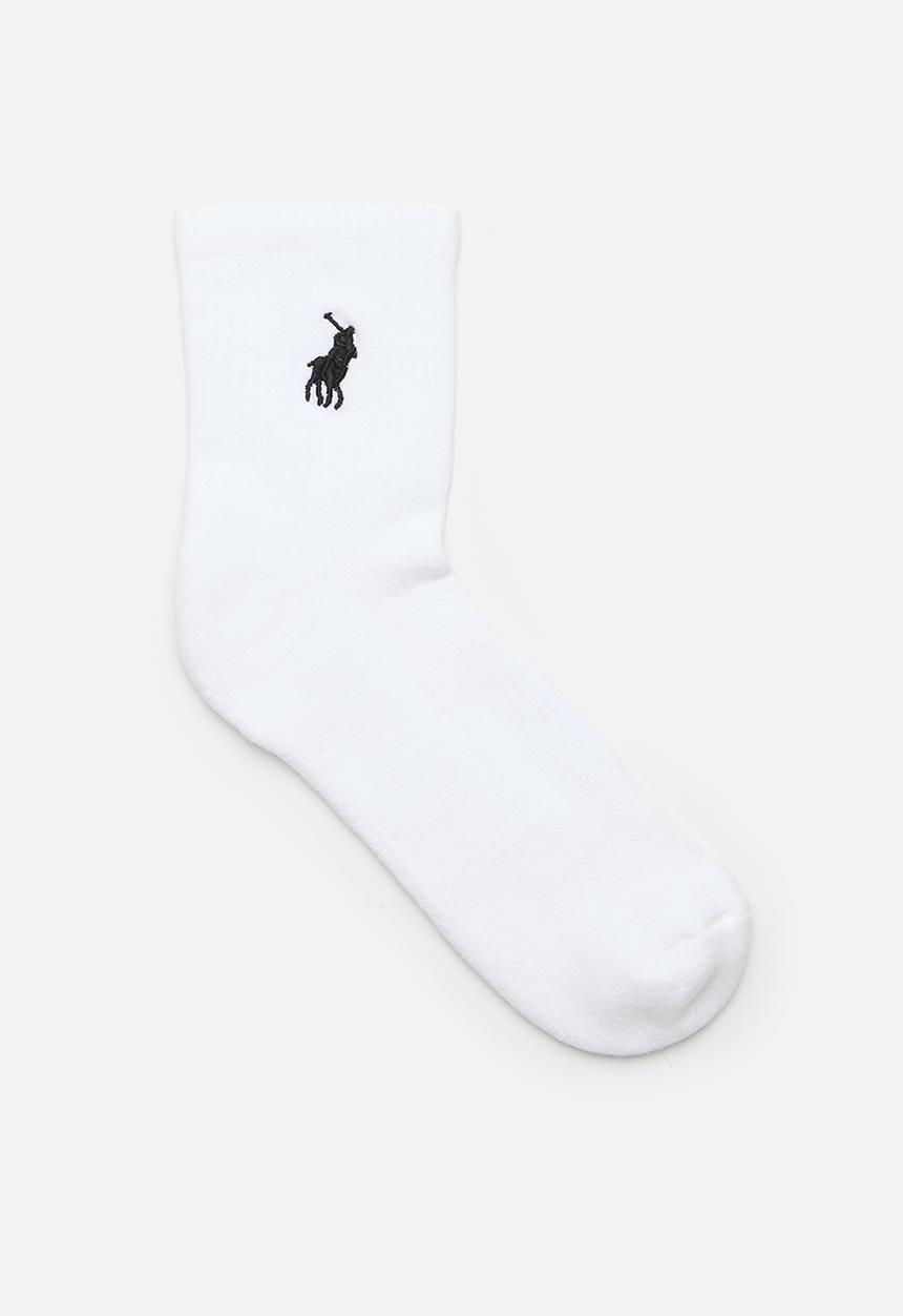 POLO - Classic Pony Crew Sock - White