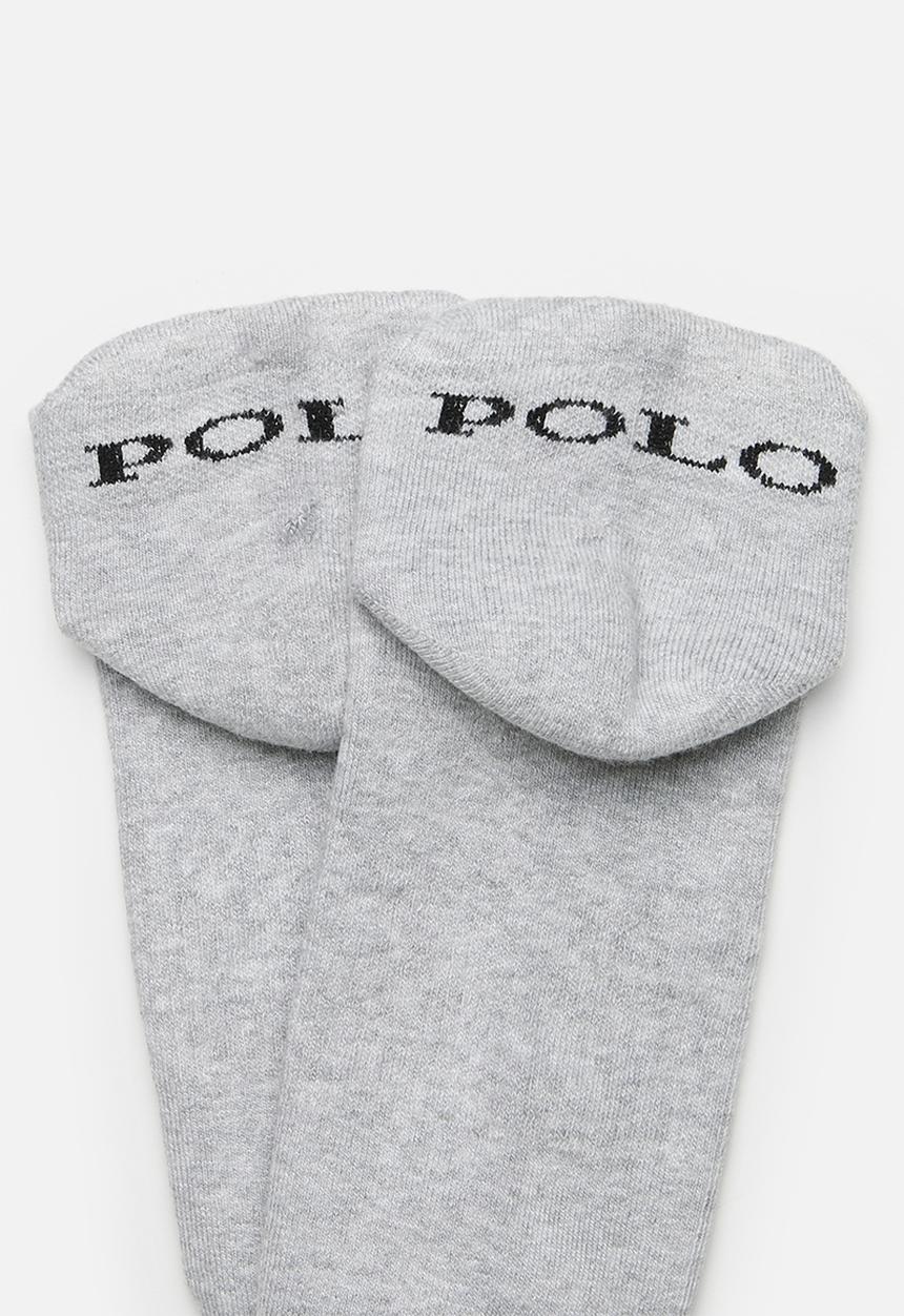 POLO - Classic Logo Ankle Sock - Grey