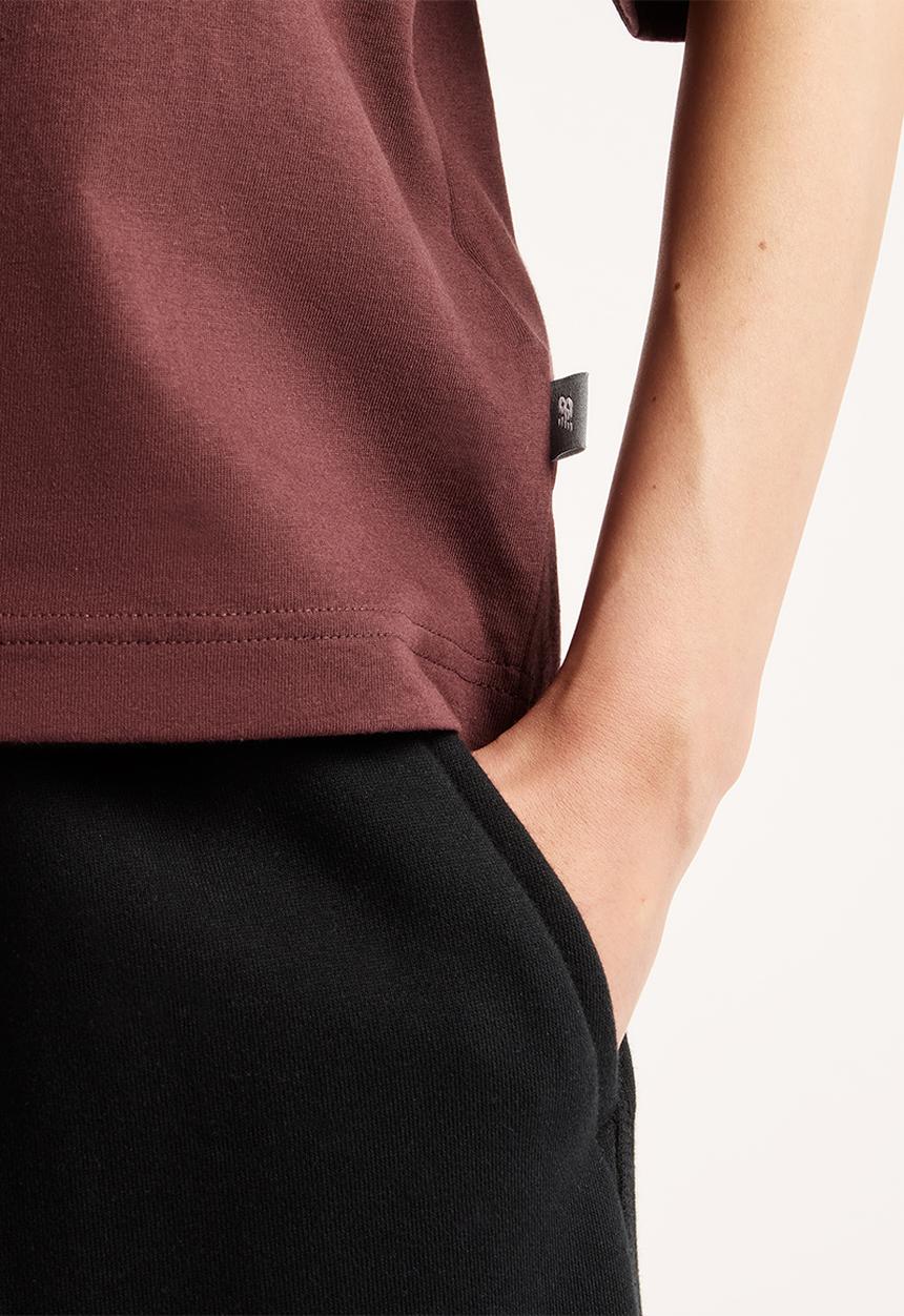 New Balance  - New Balance Pressed Flowers Tee  - Cherry Leather