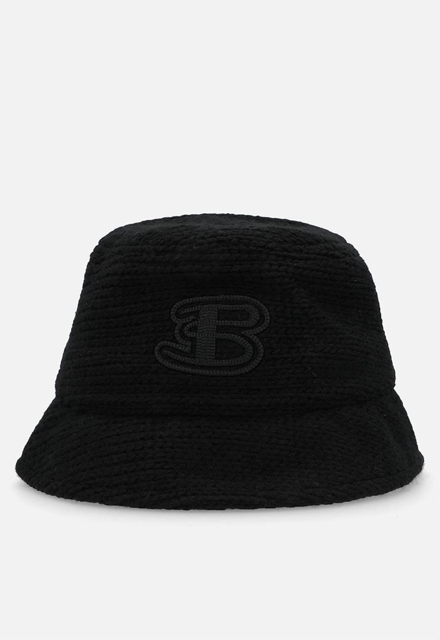 Ben Sherman - B Crochet Knit Hat - Black