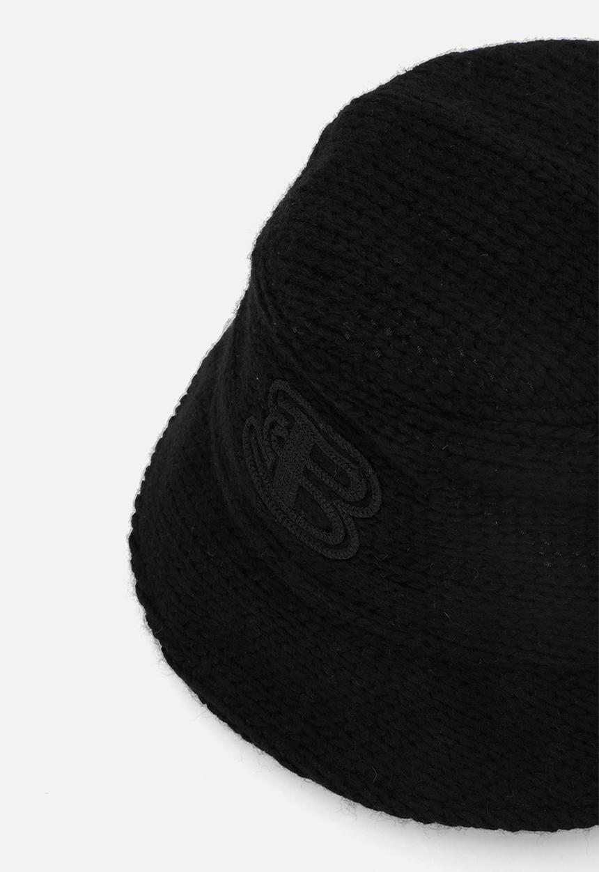 Ben Sherman - B Crochet Knit Hat - Black