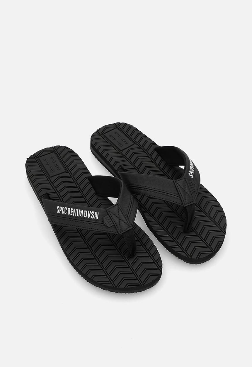 S.P.C.C - Soren Flip Flops  - Black