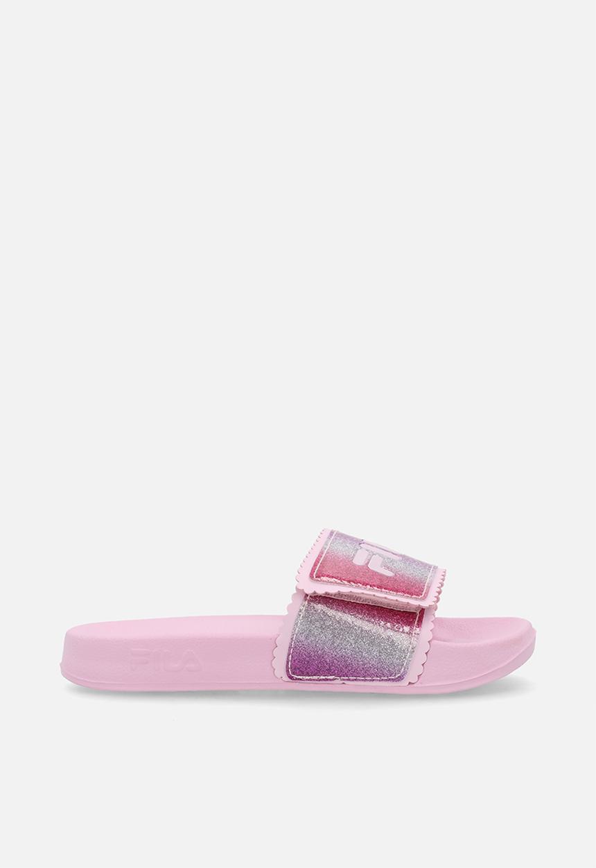 FILA - Glitter slide - pink/pink glitter
