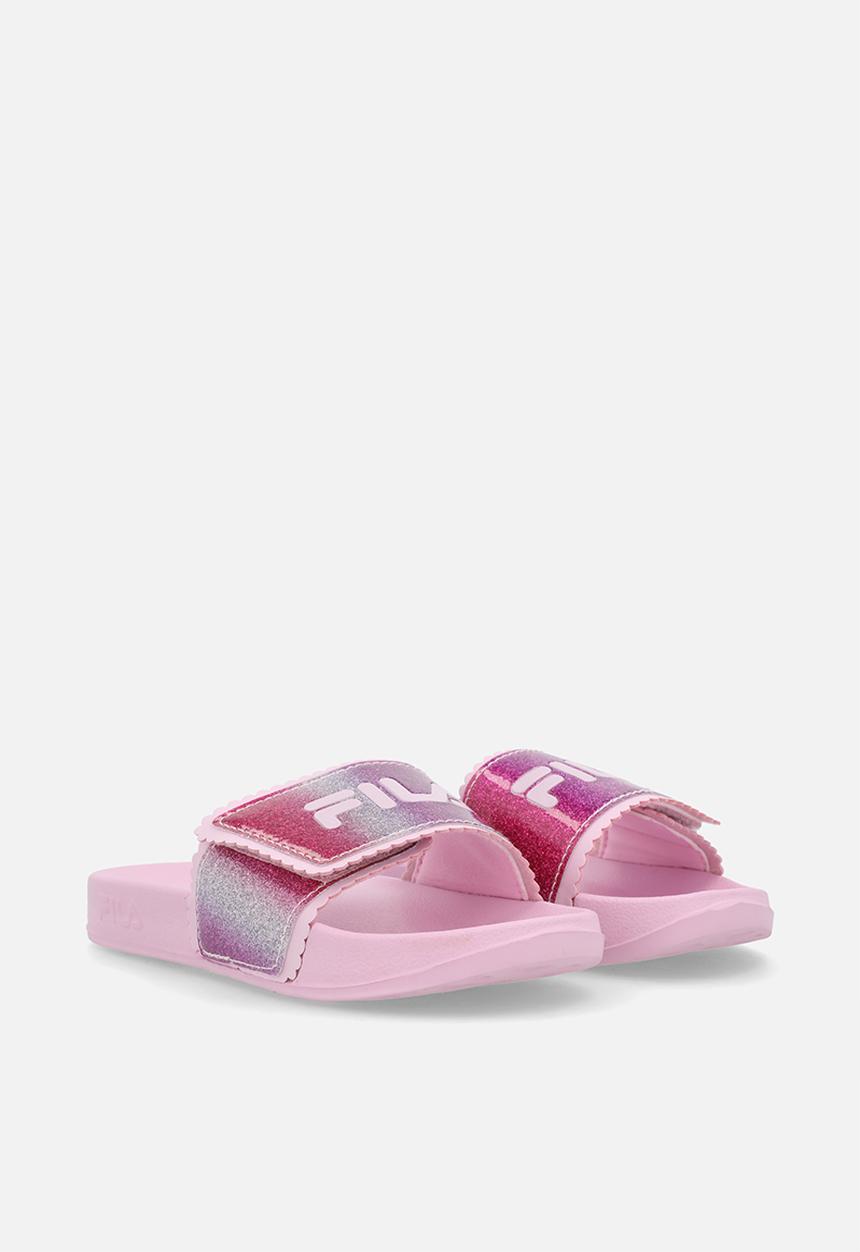 FILA - Glitter slide - pink/pink glitter