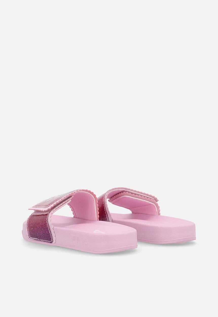 FILA - Glitter slide - pink/pink glitter
