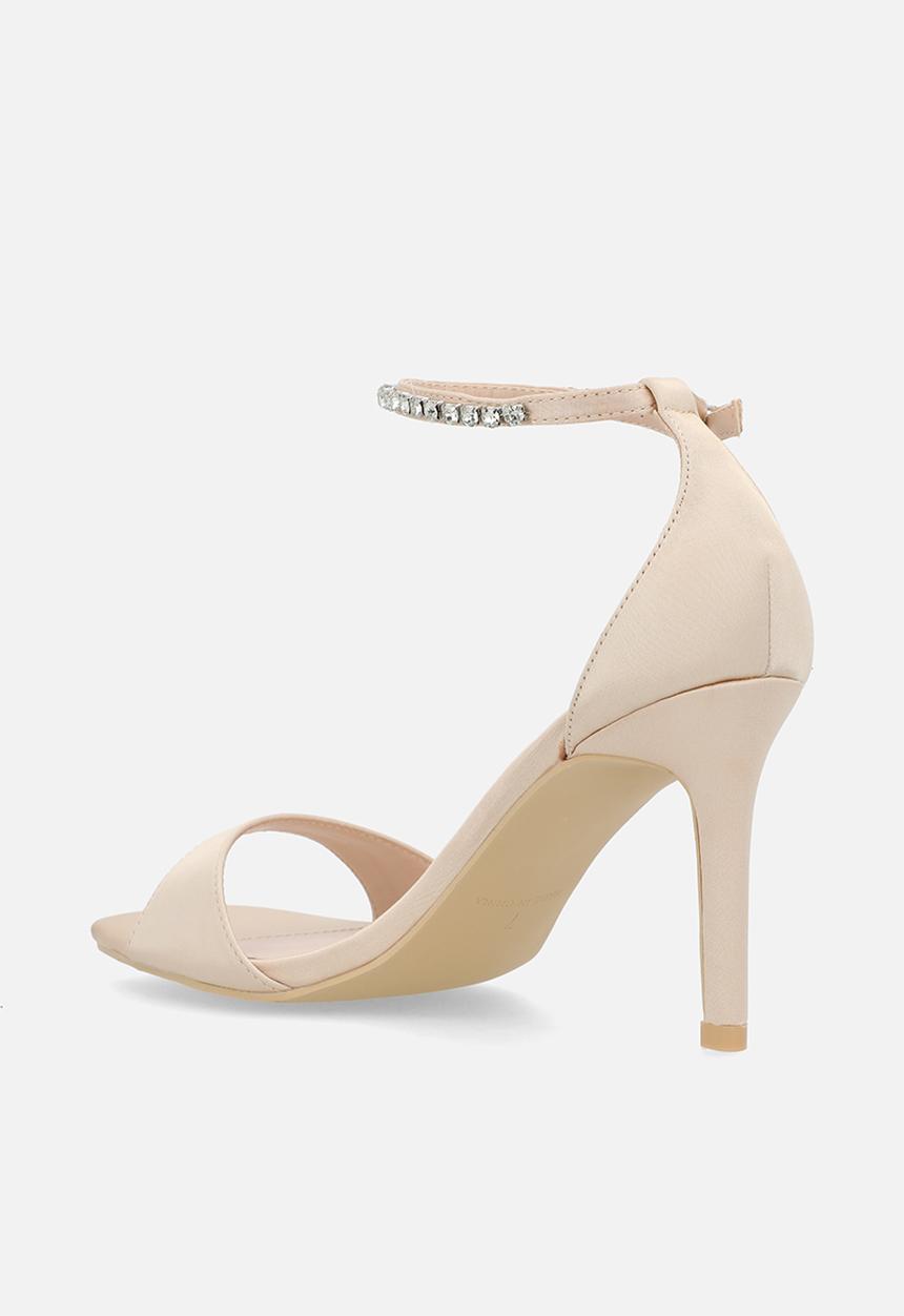 Be Mine - lysha ankle strap heel - rose satin