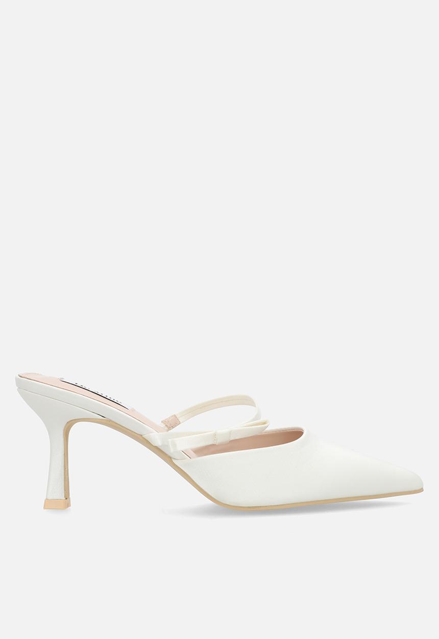 Be Mine - Demina heel - ivory satin