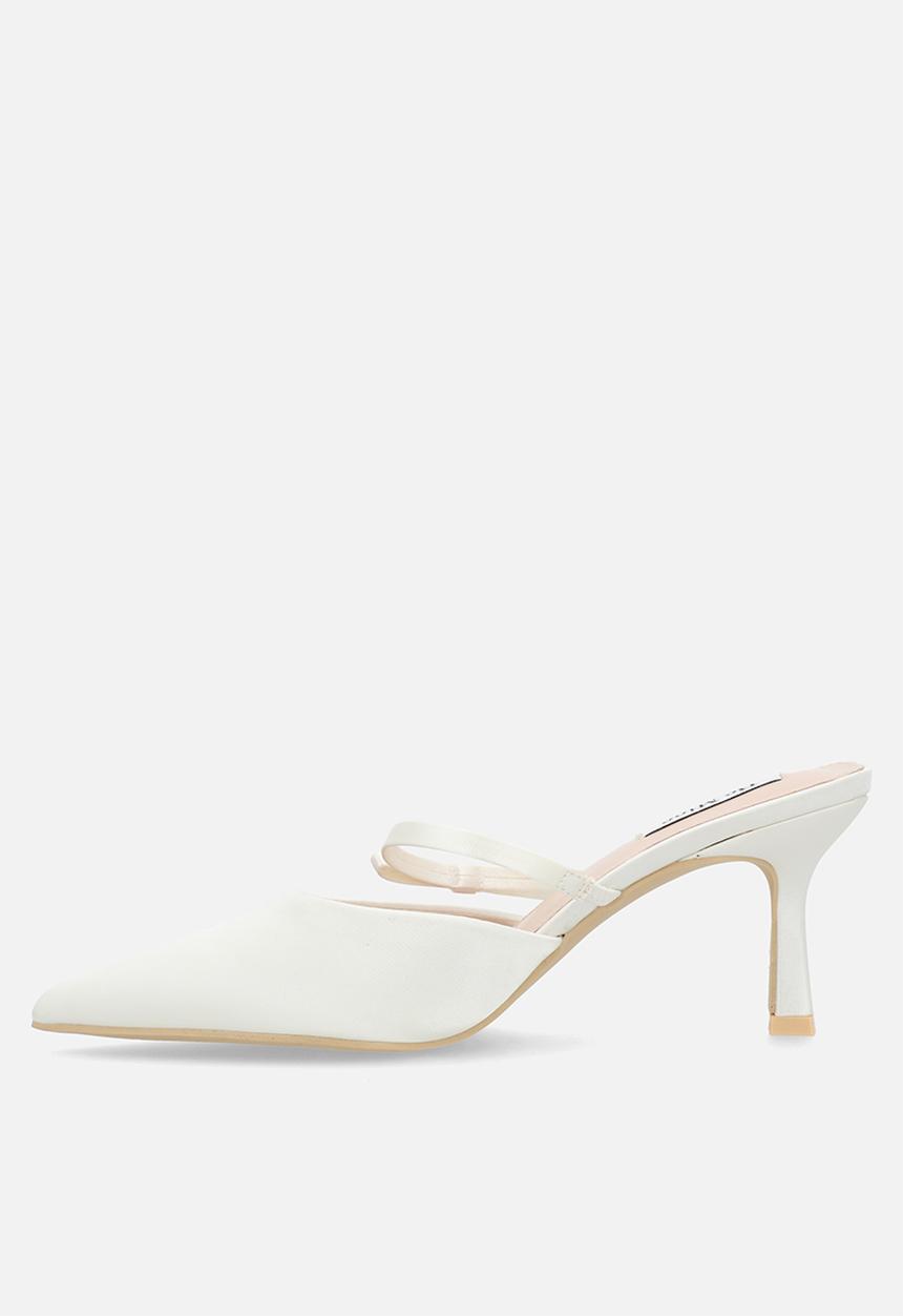 Be Mine - Demina heel - ivory satin